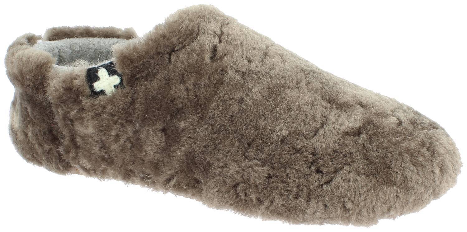Мужская инкубационная обувь Living Kitzbühel Lammfell без шнуровки | тапочки | натуральная шерсть -