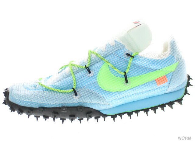 Size 11 Off-White x Nike Waffle Racer Vivid Sky W for sale
