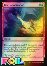 x1 Fiery Annihilation FDN Foundations MTG 86 FOIL UNCOMMON M/NM 1x