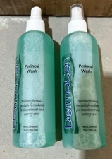 DermaCen No Rinse Perineal Wash Spray 23072, 9 oz per bottle, (2 bottles)