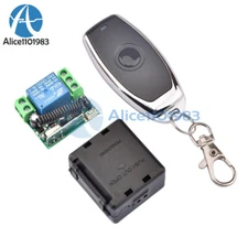DC 12V 10A Relay Receiver Transmitter+Wireless 433mhz Remote Control Switch
