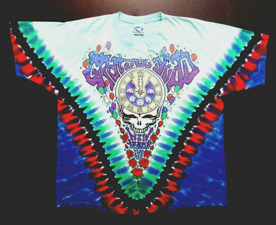 Grateful Dead Shirt T Shirt Vintage 1995 New Years Eve 1990 1991 GD Zodiac GDM L