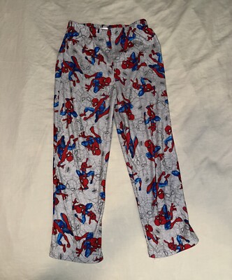 Boys Spiderman Fleece Pajama Pants Size