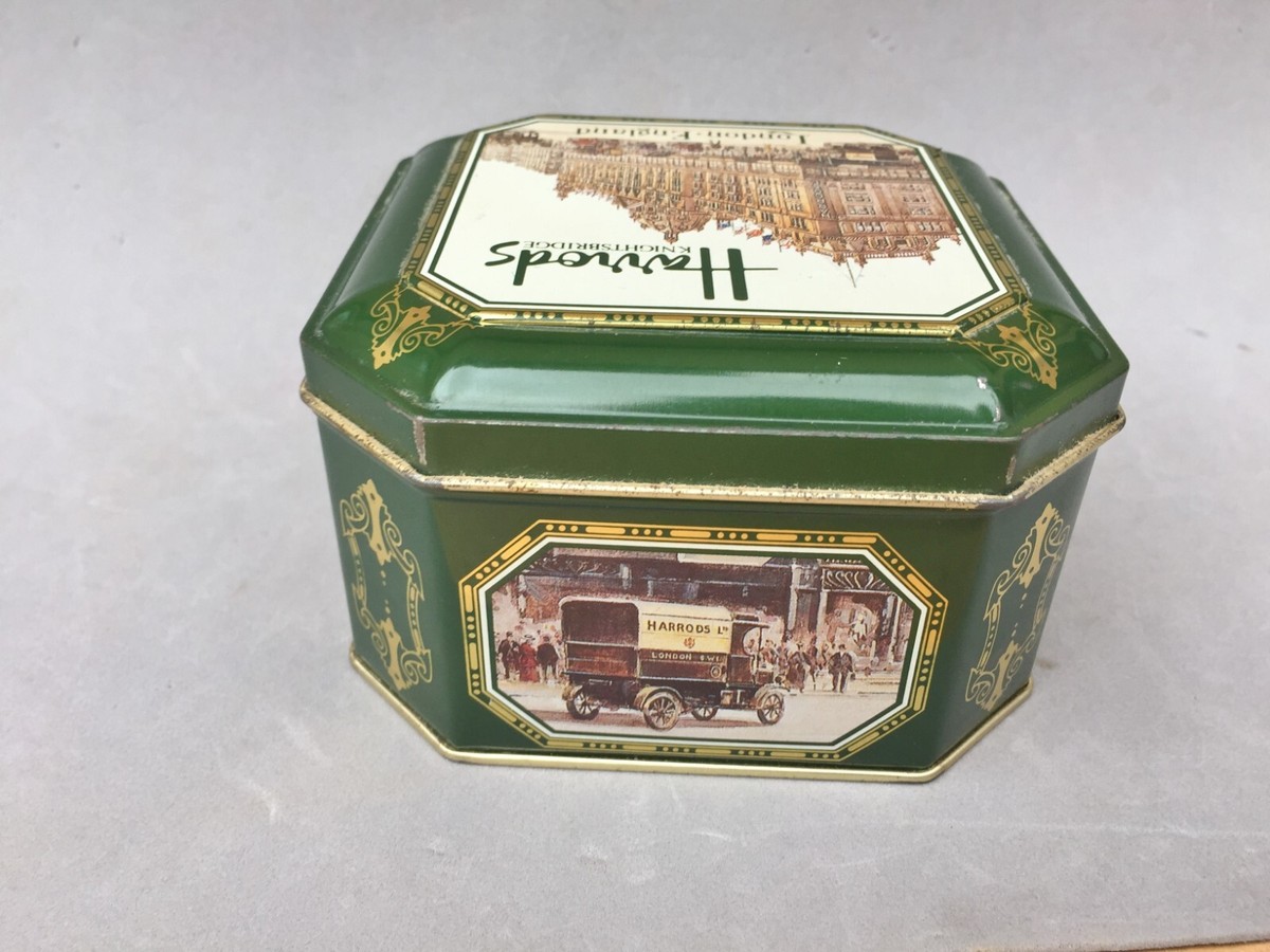 Harrods Knightsbridge London England Candy Tin Mint Humbug Empty