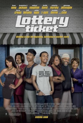 LOTTERY TICKET MOVIE POSTER 2 Sided ORIGINAL 27x40 ICE CUBE BOW WOW