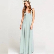 NWT SMYM Jenn Maxi Dress Silver Sage