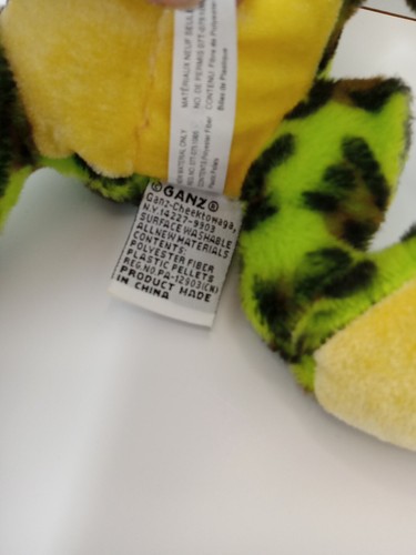 Ganz Webkinz Bullfrog Plush Green Frog Spots Stuffed Animal Toy No Code HS114 - Picture 5 of 6