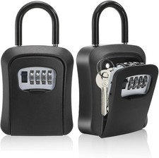 2 Pack Key Storage Lock Real Estate Lock Box Realtor Guard Combination Over knob