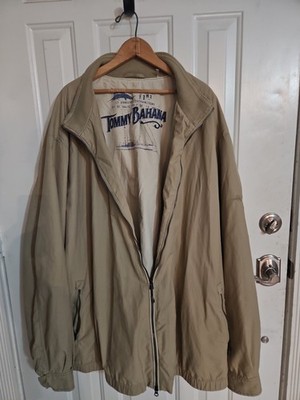 Tommy Bahama Men s 4XT ''Scenic Route'' Full Zip Jacket - Beige/Tan
