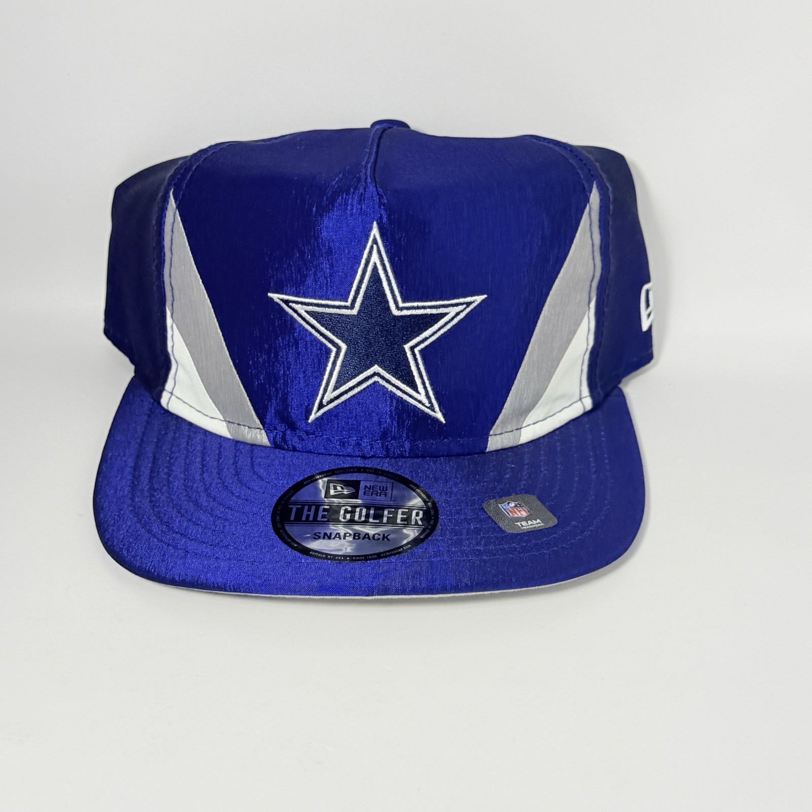 New Era Dallas Cowboys Blue & Silver Snapback Hat By 9Fifty Adjustable Nylon Cap