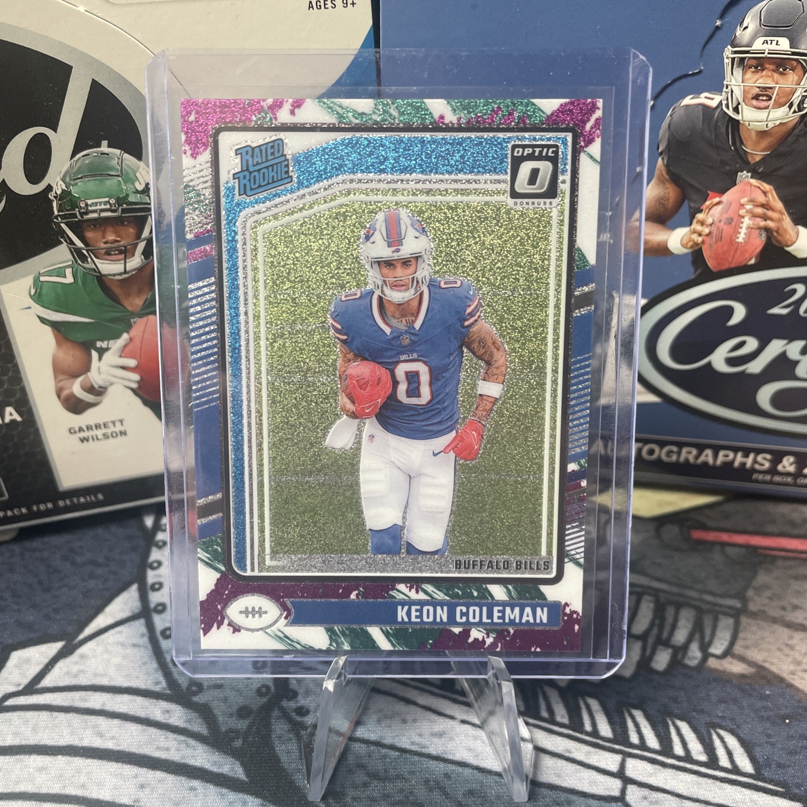 2024 Panini Donruss Optic Rated Rookie Keon Coleman #263 Jazz Prizm (RC) SSP‼️‼️