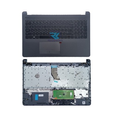 For HP 15-BS 250 G6 255 G6 Palmrest Case With Keyboard Touchpad 929906-001 Gray