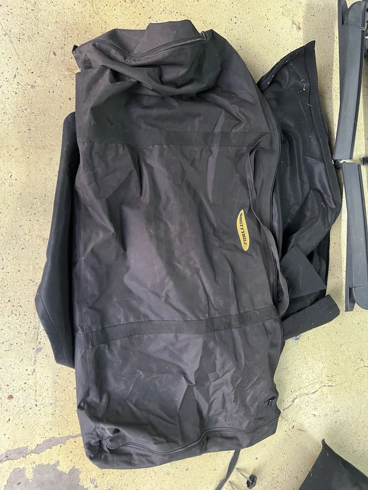 Jeep Wrangler JK JKU 2010-2018 4 puertas 94635 Smittybilt techo extendido negro suave Foto 2 de 4