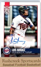 2021 Topps Big League #BLA-LA Luis Arraez Auto Big League Autographs