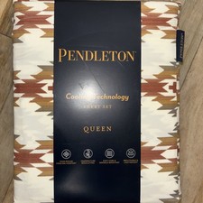 NWT PENDLETON BROWN BEIGE MOONLIT MESA AZTEC COOLING TECHNOLOGY QUEEN SHEET SET