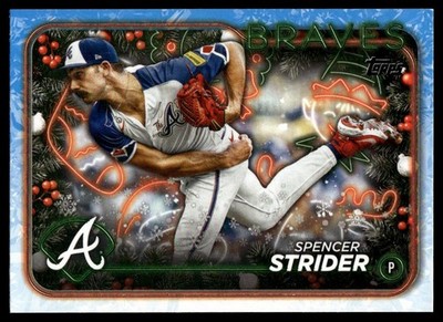 2024 Topps Holiday Base Spencer Strider Atlanta Braves #H110