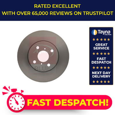 2x Brake Discs Pair Vented fits TOYOTA YARIS 1.4D Front 2005 on 1ND-TV 258mm Set