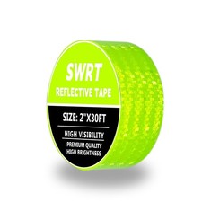 SWRT Reflective Tape 2 Inch x 30 Feet DOT-C2 Shining Star Fade Resistant Green R