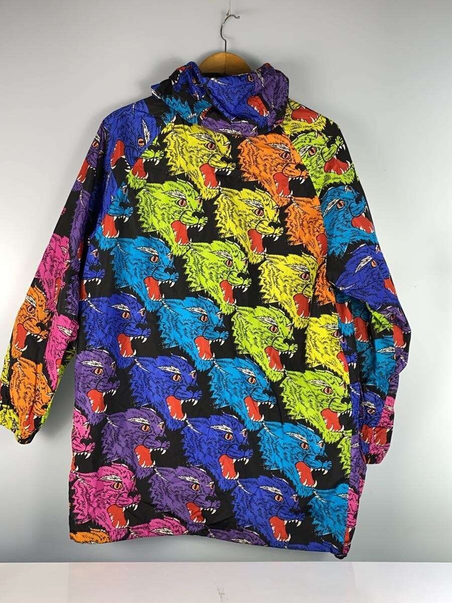 GUCCI 18AW Psychedelic Panther Nylon Jacket 44 Polyester Black thumbnail 2