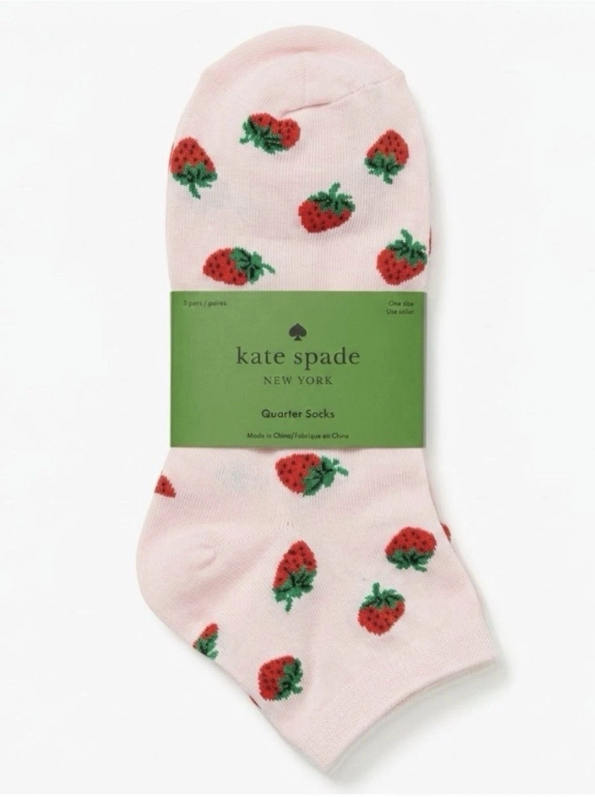 NWT Kate Spade Pink Strawberry Low Cut Socks 3 Pack Novelty Set New
Opens in a new window or tab