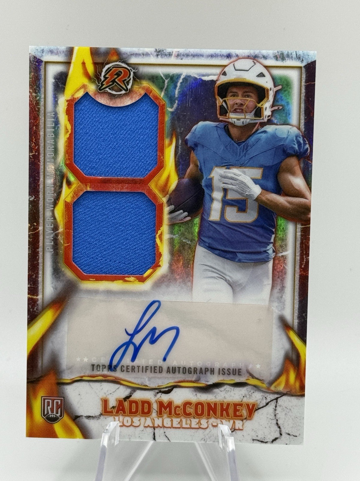 2024 Topps Resurgence - Ignite Rookie Patch Autographs Ladd McConkey #IPA-LM...