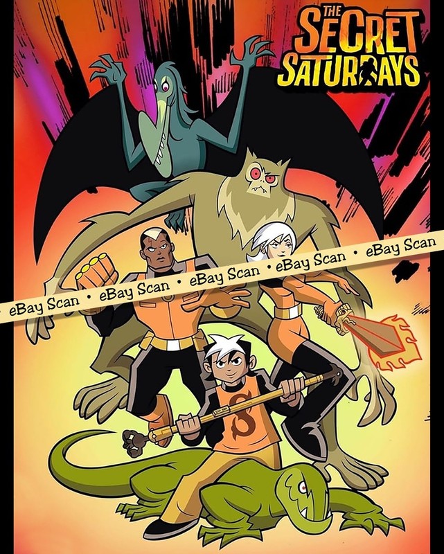 Rare! SECRET SATURDAYS Cartoon Color 8 X 10 TV Photo CARTOON NETWORK