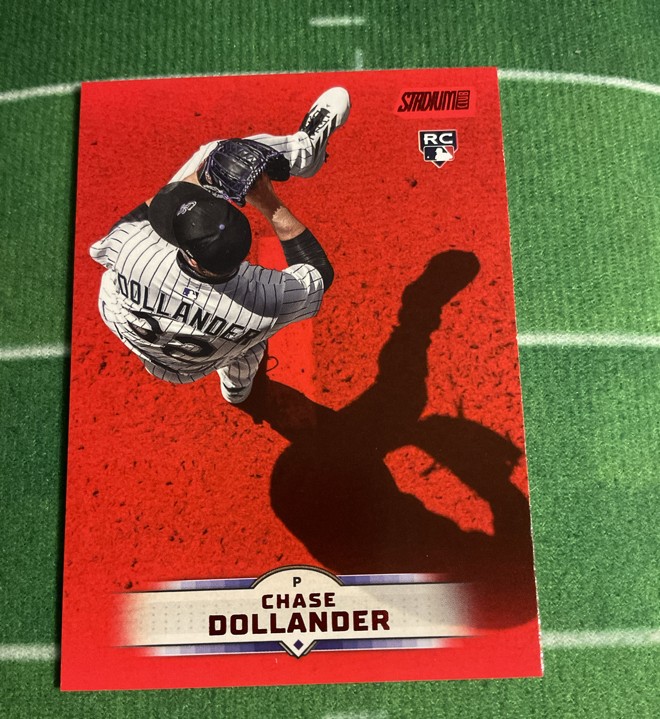 2025 Topps Stadium Club - Chase Dollander #42 Red Foil (RC)
