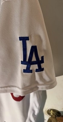 Nike Seager #5 Size 44 White Jersey 2020 WS Champs Patch