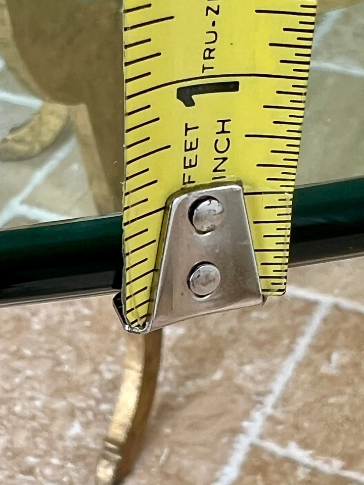 Italian Ogee Glass & Gold Metal Dining Set with 8 Velvet Chairs - Image 4 of 4