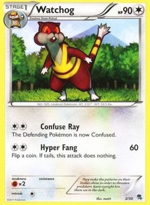 Watchog - 2/30 - BW Trainer Kit (Zoroark) - Lightly Played