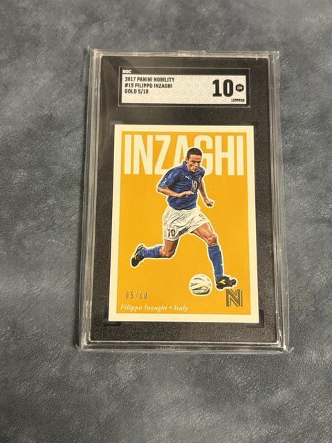 2017 Nobility - Italy - Gold /10 - Filippo Inzaghi - SGC 10