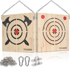 Axe Throwing Wooden Target  Knife Throwing Wooden Target with Steel Chain