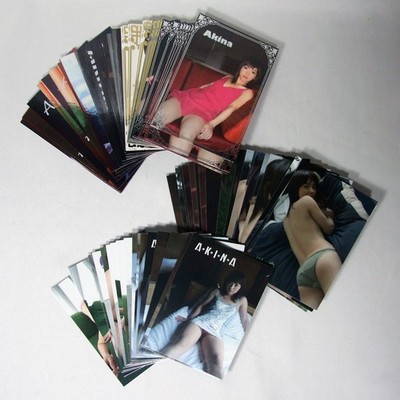 Japanese Idol Trading Card '' Akina '' HIT'S Official Regular + SP complete set