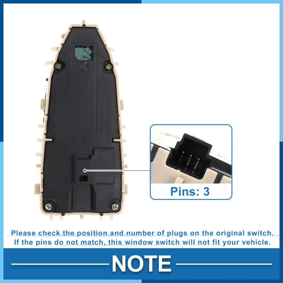 Power Window Switch No.2059050302 Window Control Switch for Mercedes-Benz C180 - Image 4 of 4