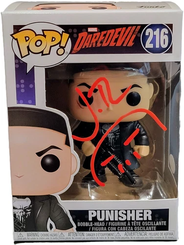 Marvel The Punisher - Jon Bernthal Signed Funko POP! - Punisher #216 Daredevil