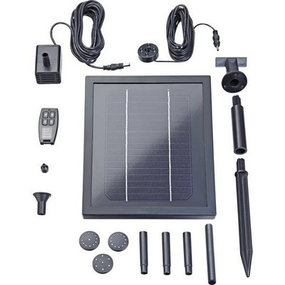 Pontec 43324 PondoSolar 250 Control Solar Pump KIT with Lighting, with BA