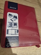 Filofax A5 Finsbury Red Ipad