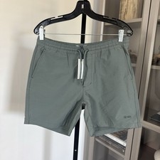 Taylor Stitch Apres Sage Green Shorts Small NEW Cotton Nylon Water Repellent
