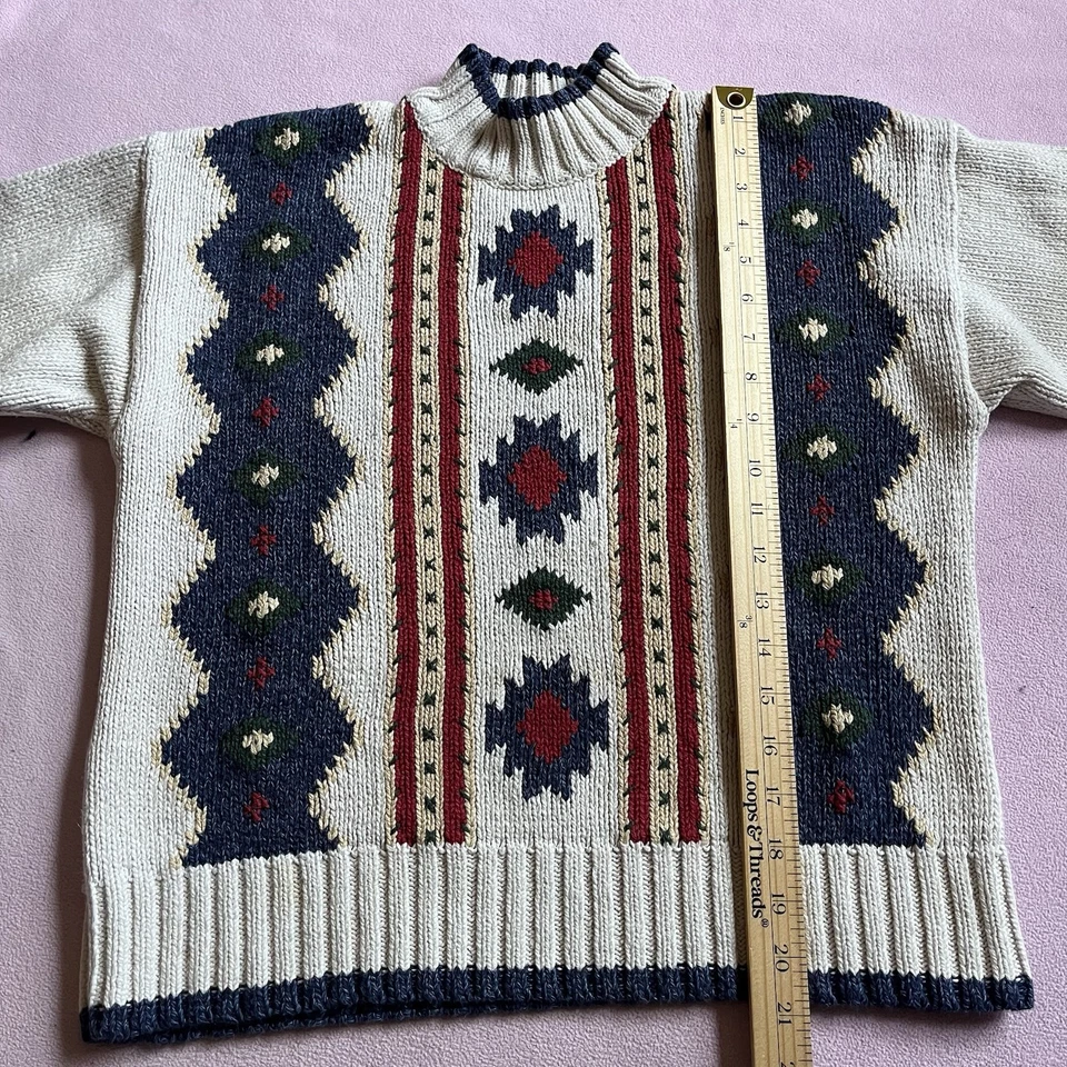 Suéter festivo para mujer Liz Wear de colección talla pequeña 100 % algodón” Foto 4 de 4