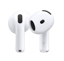 Apple AirPods 4 Active Noise Cancellation, Wireless USB-C Charging, White