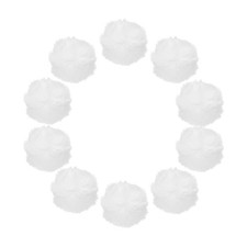 20Pcs, Faux Fur Pom Pom Balls 2 Inch Pompoms White