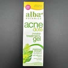 Alba Botanica Acnedote Maximum Strength Invisible Treatment Gel Plant-Based .5oz
