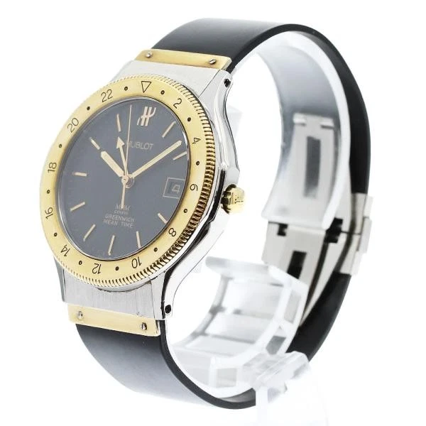 Hublot — Hublot Classic Fusion GMT 1570.110.2 31mm SS Black Dial Quartz Watch #C7897