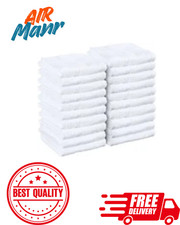 Salon Towels 100 Cotton Towel Pack Of 12 White Spa Towel in 16x27 inches.