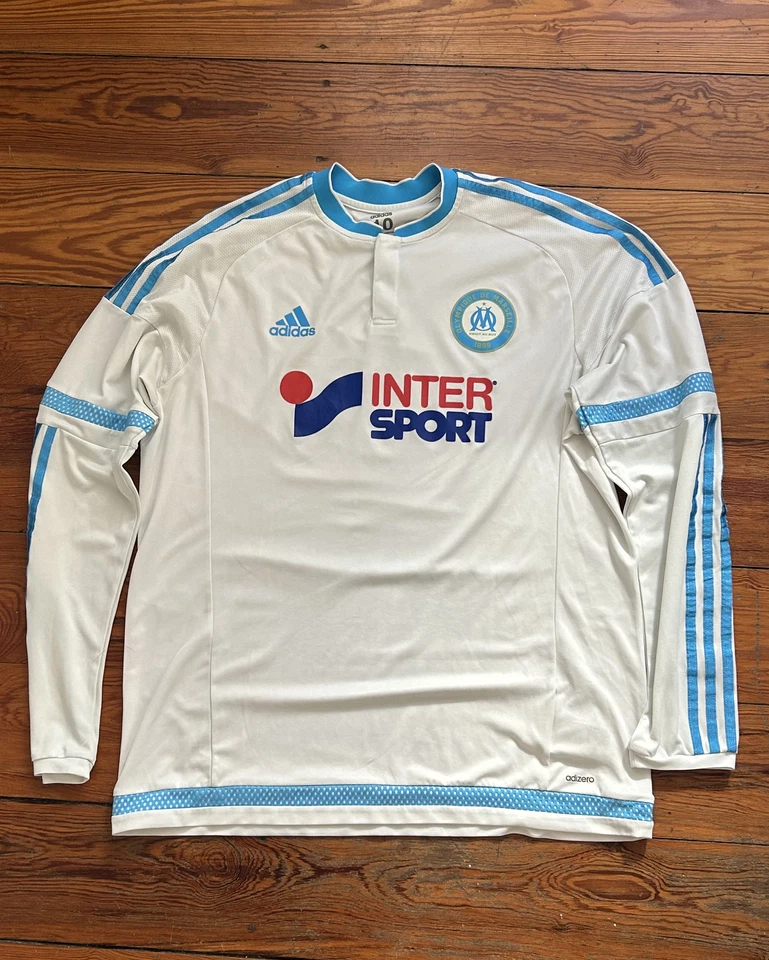 Maillot stock pro Olympique de Marseille Manches longues Adidas saison 2015/2016 - Photo 1/4