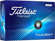 NEW SALE 2024 Tour Soft Golf Balls - Color: White