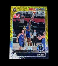 2019 Bol Bol NBA Hoops Premium Stock Gold Shimmer RC /8