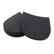 2 Pairs Shoe Repair Rubber Heels, 6 mm Thickness Anti Slip Boot Heel