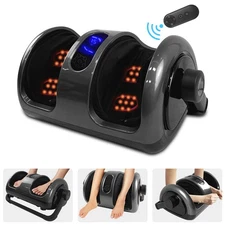 Luxury Foot Massager w/Heat,Deep Kneading + Remote,Gift for Parents/Elders