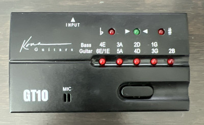 Kona Guitars GT10 Electronic Tuner Working Battery Powered Tuning